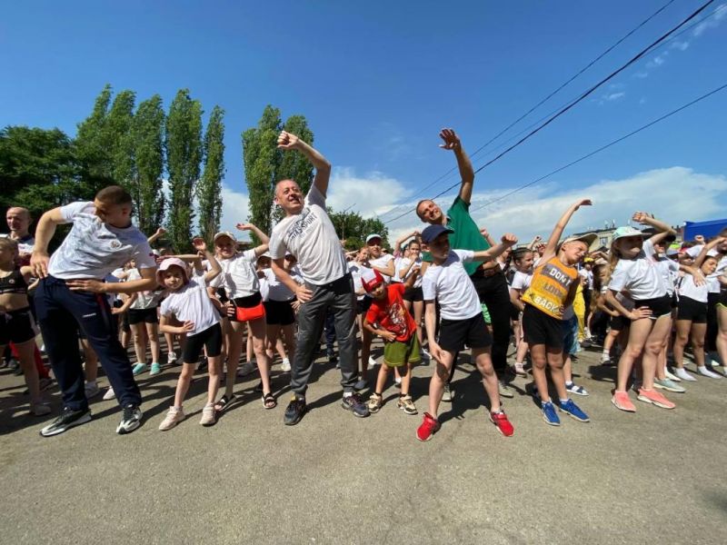 В Новочеркасске прошла «Зарядка с чемпионами»